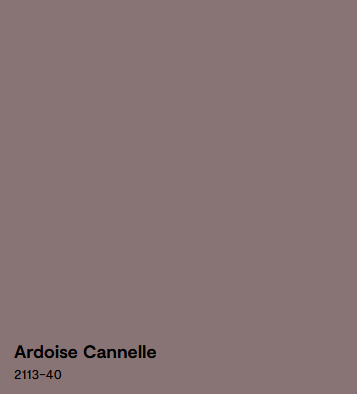 Couleur de Peinture 2025 Benjamin Moore Ardoise Cannelle Code 2113-40