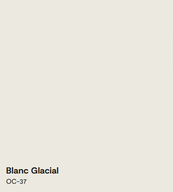 Couleur de Peinture Benjamin Moore 2025 Blanc Glacial Code OC-37