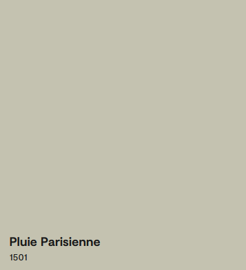 Couleur de Peinture Benjamin Moore 2025 Pluie Parisienne Code 1501