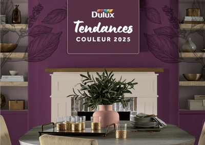 Couleur de Peinture de l'Année 2025 Bétonel Dulux Basilic Violet DLX1046-7