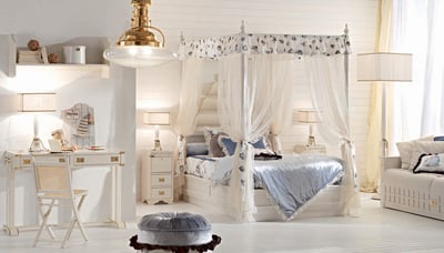 Meubler une chambre d'enfant: quelle joie! Tant de possibilités, d'options, de styles, de choix! L'endroit idéal pour une brin de rêve et de fantaisie... SOURCE: http://www.qanew.com