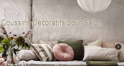 Coussins Décoratifs pour Salon sur un sofa